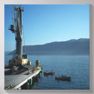 The Port Of Iquique Canvas Photo Tile
