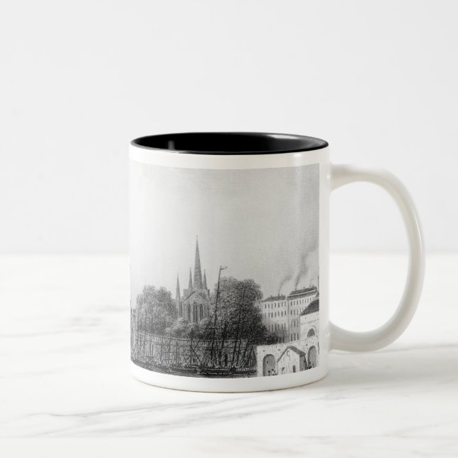 The Port of New Orleans Two-Tone Coffee Mug (Right)
