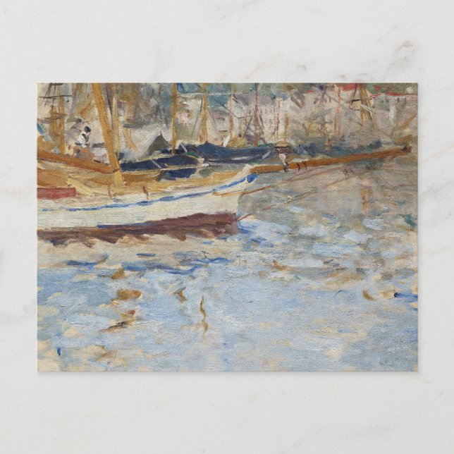 The Port of Nice | Berthe Morisot Postcard (Front)