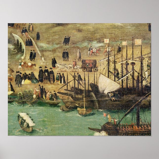 The Port of Seville, c.1590 Poster (Front)