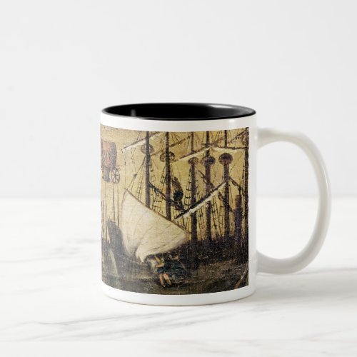 The Port of Seville c1590 Two_Tone Coffee Mug