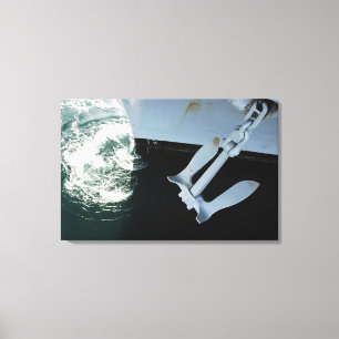 The port side Mark II Stockless Anchor Canvas Print