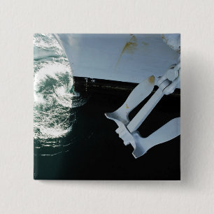 The port side Mark II Stockless Anchor Pinback Button
