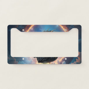 The Portal Keeper – Fantasy bird License Plate Frame