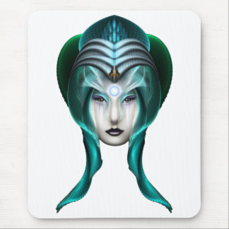 The Portrait Of Cyiria ISO Black Mouse Pad