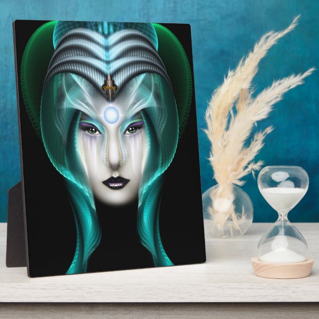 The Portrait Of Cyiria ISO Black Plaque (Side)