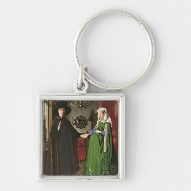 The Portrait of Giovanni Arnolfini Keychain (Front)