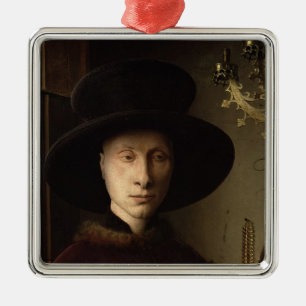 The Portrait of Giovanni Arnolfini Metal Ornament