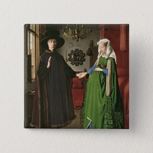 The Portrait of Giovanni Arnolfini Pinback Button