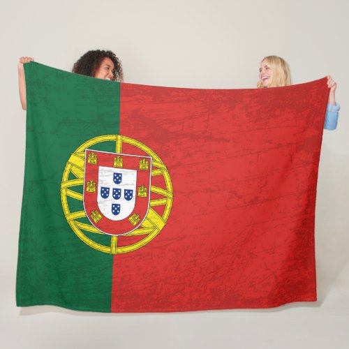 The Portugal Flag _ A Tapestry of Portuguese Fleece Blanket