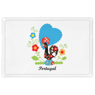 The Portuguese Rooster Acrylic Tray