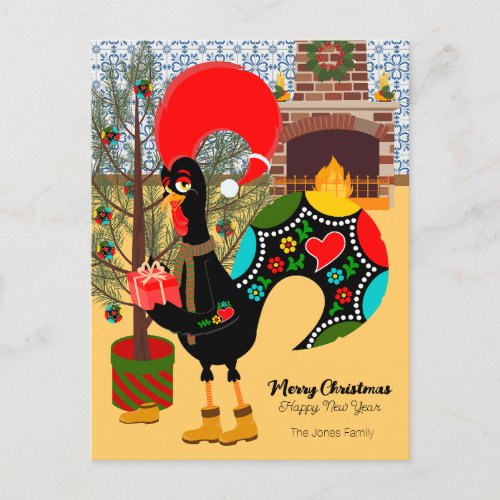 The Portuguese Rooster and the joy of giving Postcard