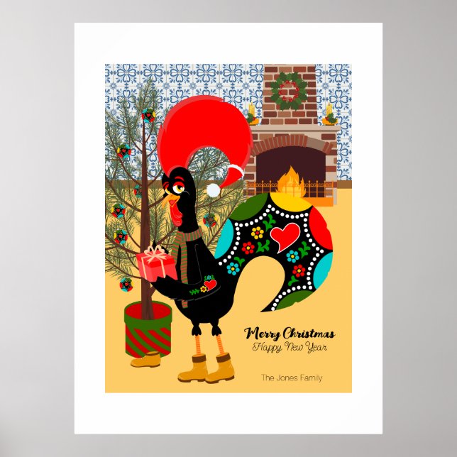 The Portuguese Rooster and the joy of giving Poster (Front)