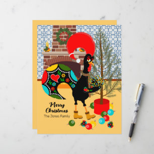 The Portuguese Rooster and the lights of Christmas