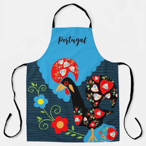 The Portuguese Rooster Apron