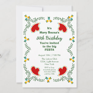 Grinch Christmas Party Birthday Invitation and Thank You Card -   Portugal