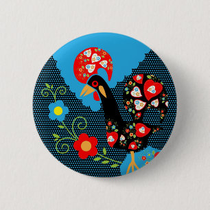 The Portuguese Rooster Button
