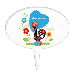 The Portuguese Rooster Cake Topper