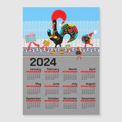 The Portuguese Rooster Christmas 2024 Calendar