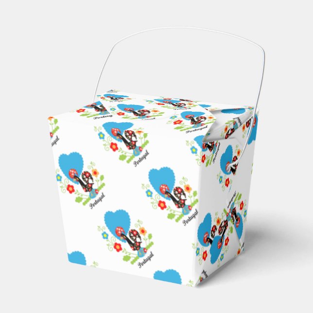 The Portuguese Rooster Favor Boxes (Front Side)