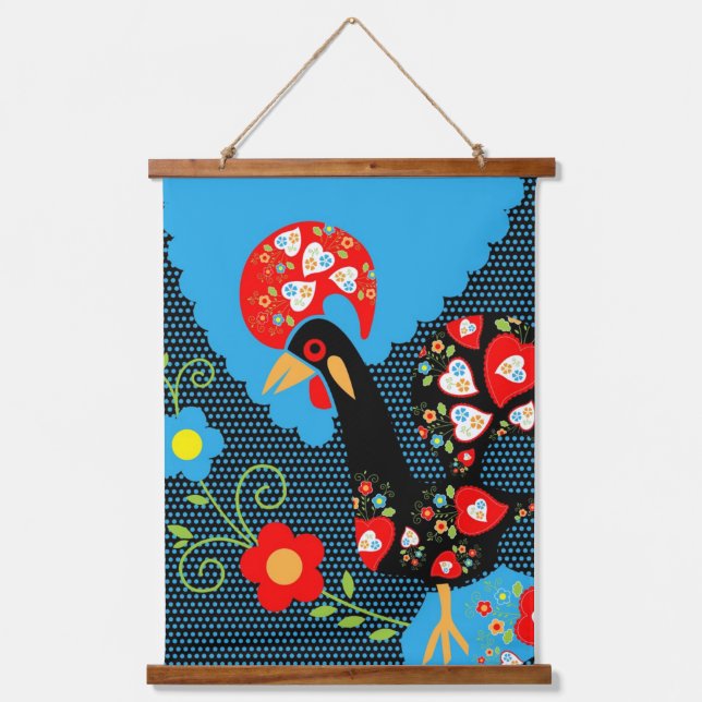 The Portuguese Rooster Hanging Tapestry (Front)