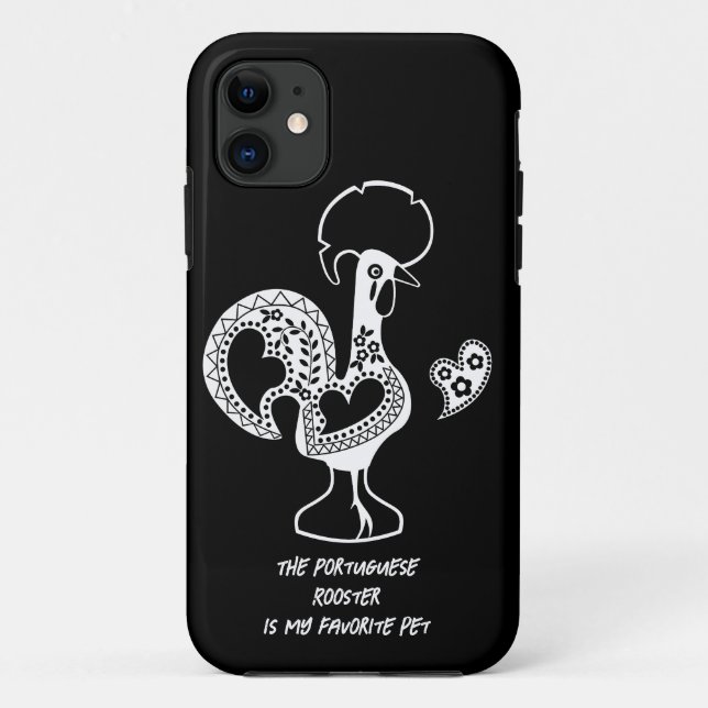 The Portuguese Rooster is my favorite pet Case-Mate iPhone Case (Back)