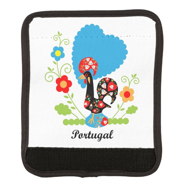 The Portuguese Rooster Luggage Handle Wrap (Front)