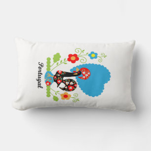 The Portuguese Rooster Lumbar Pillow