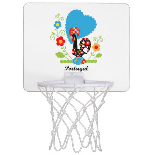 The Portuguese Rooster Mini Basketball Hoop