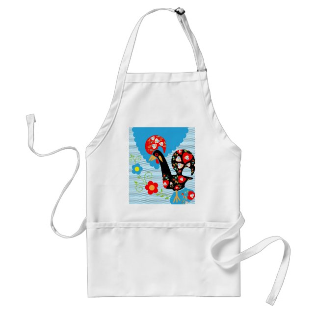The Portuguese Rooster of Barcelos Adult Apron (Front)