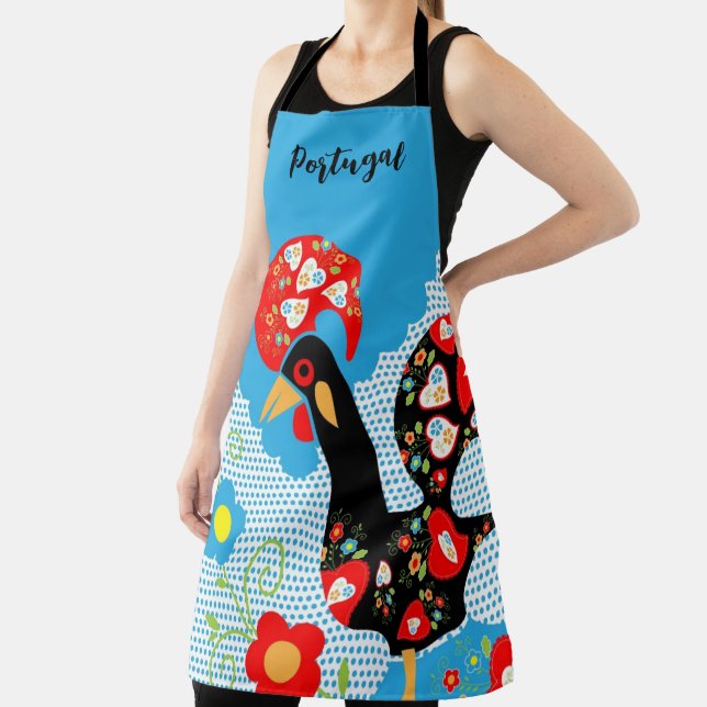 The Portuguese Rooster of Barcelos Apron (Insitu)