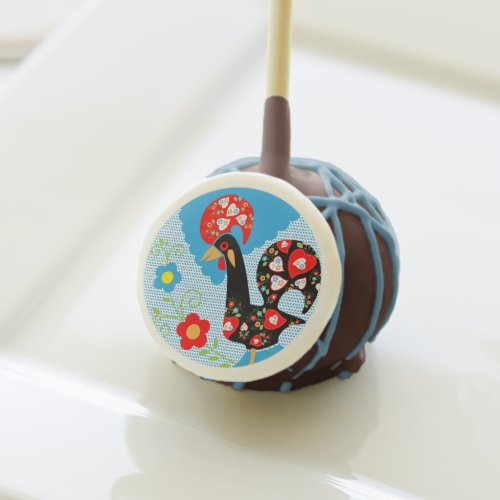 The Portuguese Rooster of Barcelos Cake Pops
