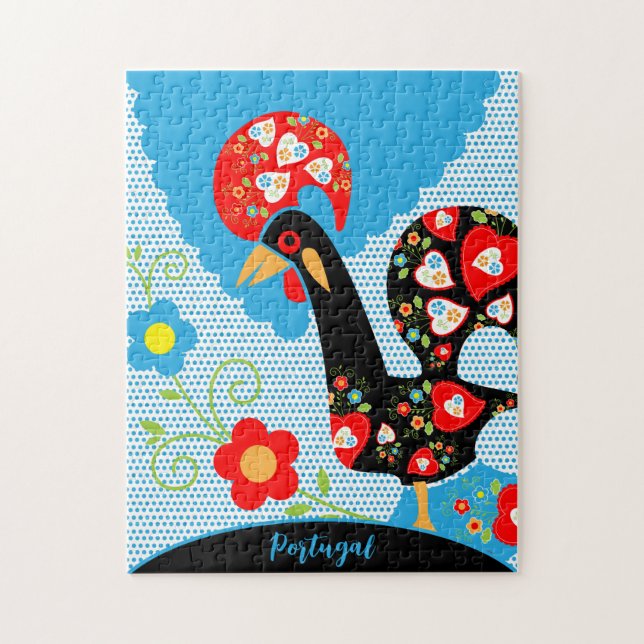 The Portuguese Rooster of Barcelos Jigsaw Puzzle (Vertical)