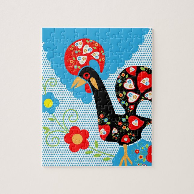 The Portuguese Rooster of Barcelos Jigsaw Puzzle (Vertical)
