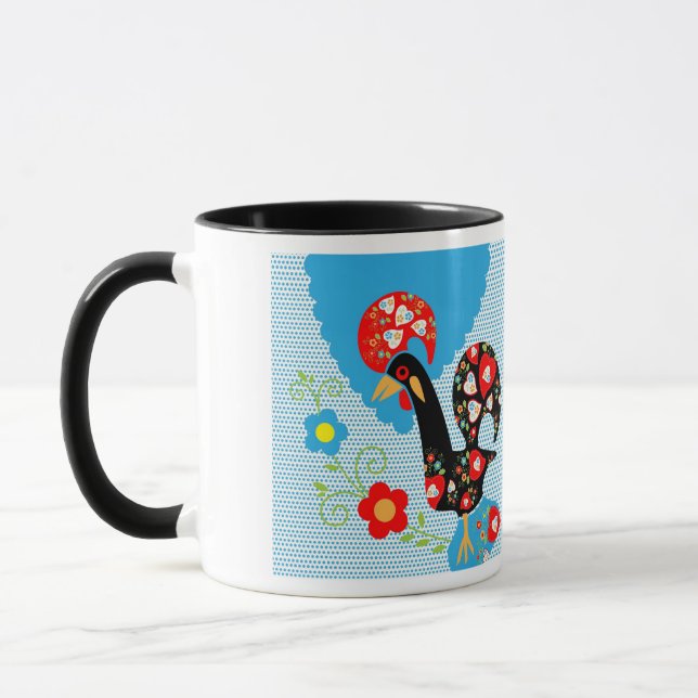 The Portuguese Rooster of Barcelos Mug (Left)