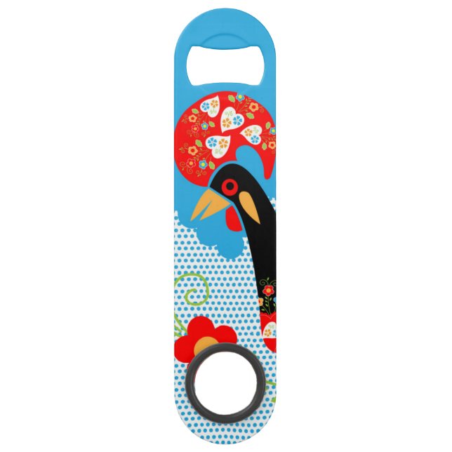 The Portuguese Rooster of Barcelos Speed Bottle Opener (Back)