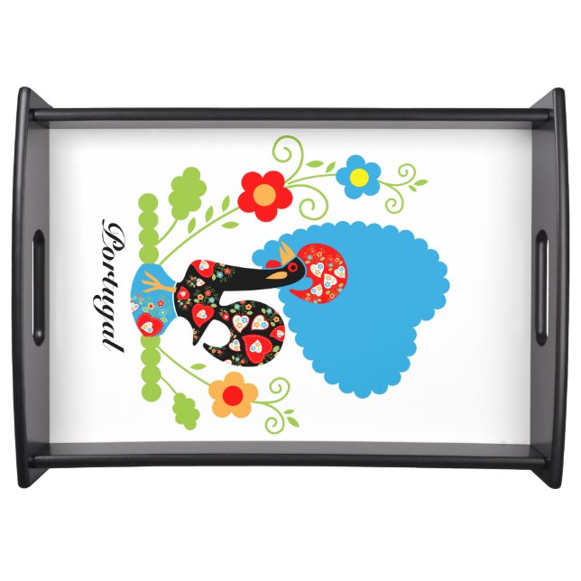 The Portuguese Rooster Serving Tray (Front)