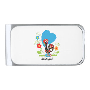 The Portuguese Rooster Silver Finish Money Clip
