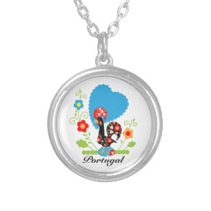 The Portuguese Rooster Silver Plated Necklace