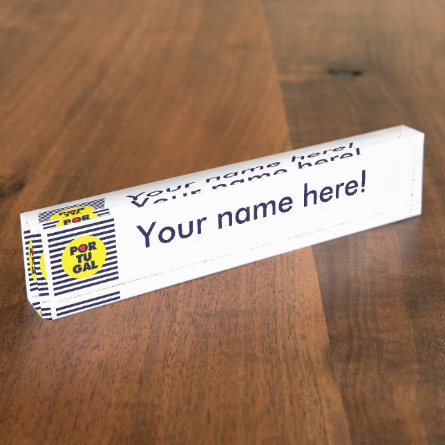 The Portuguese sunshine Nameplate (Side)