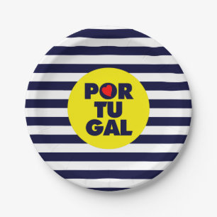 The Portuguese sunshine Paper Plates