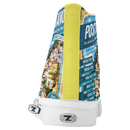 The POSITANO SNEAKER - Limited Edition by Bellino (Left Shoe Back)