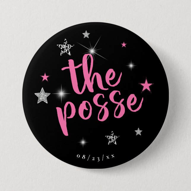 The Posse Disco Bachelorette ID925 Button (Front)