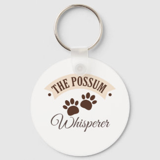 The Possum Whisperer Animal Cute Marsupial Paws Pa Keychain