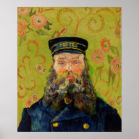 The Postman Joseph Roulin by Vincent Van Gogh