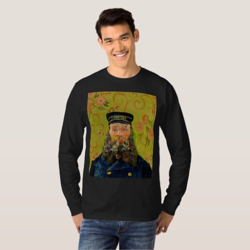 The Postman Joseph Roulin by Vincent Van Gogh T_Shirt