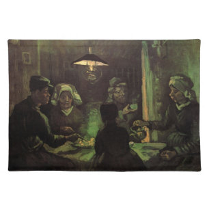 The Potato Eaters by Vincent van Gogh Cloth Placemat