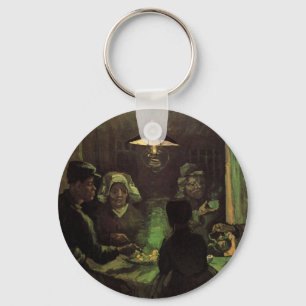 The Potato Eaters by Vincent van Gogh Keychain