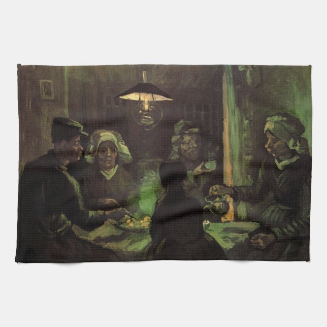 The Potato Eaters by Vincent van Gogh Kitchen Towel (Horizontal)
