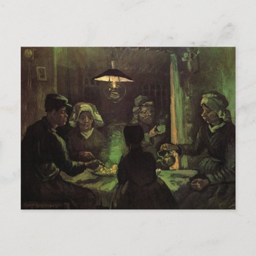 The Potato Eaters by Vincent van Gogh Postcard